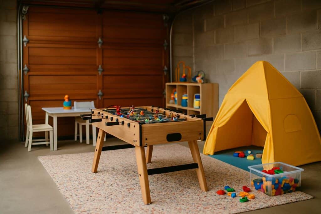 Comment créer une salle de jeux dans un garage ?