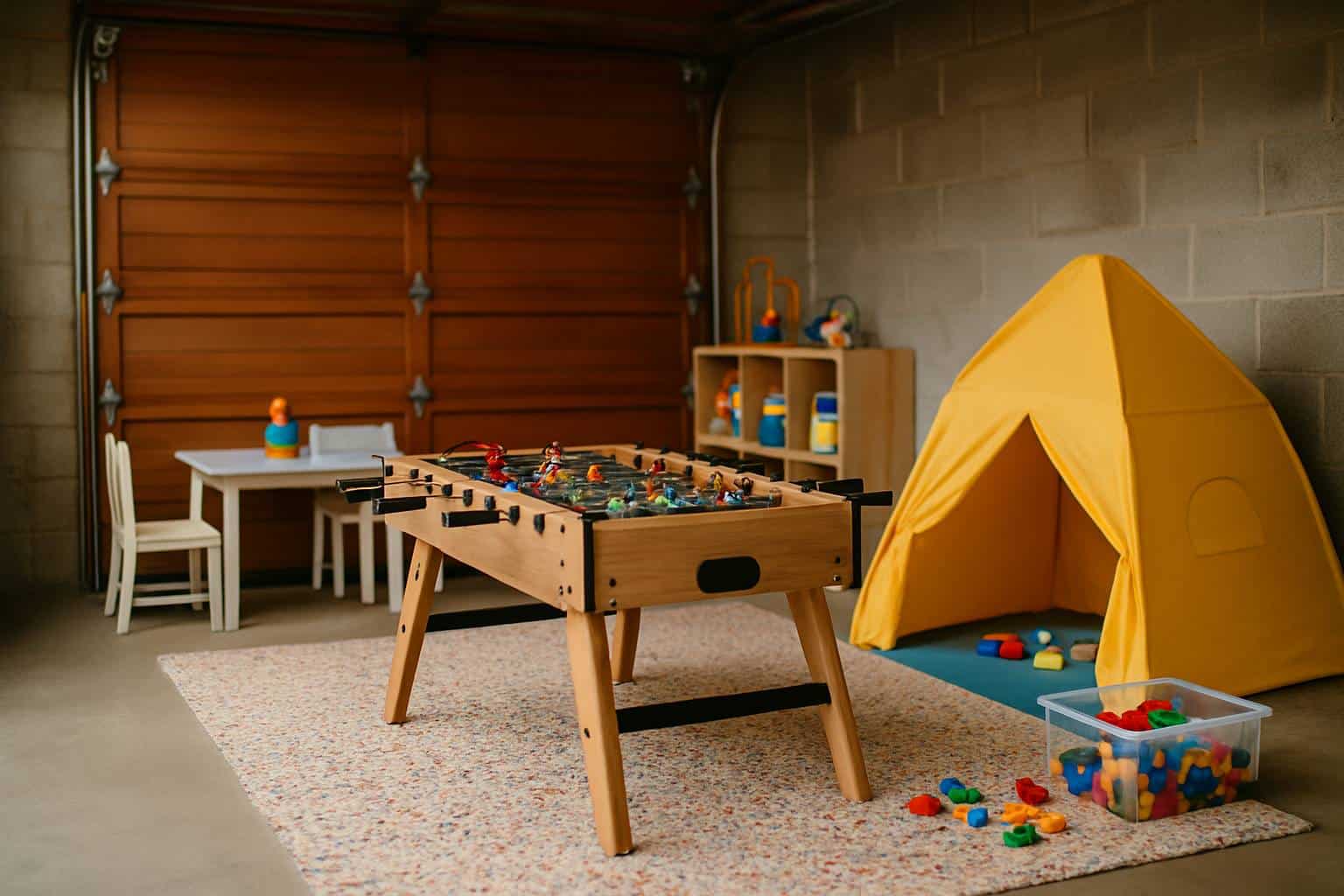 Comment créer une salle de jeux dans un garage ?