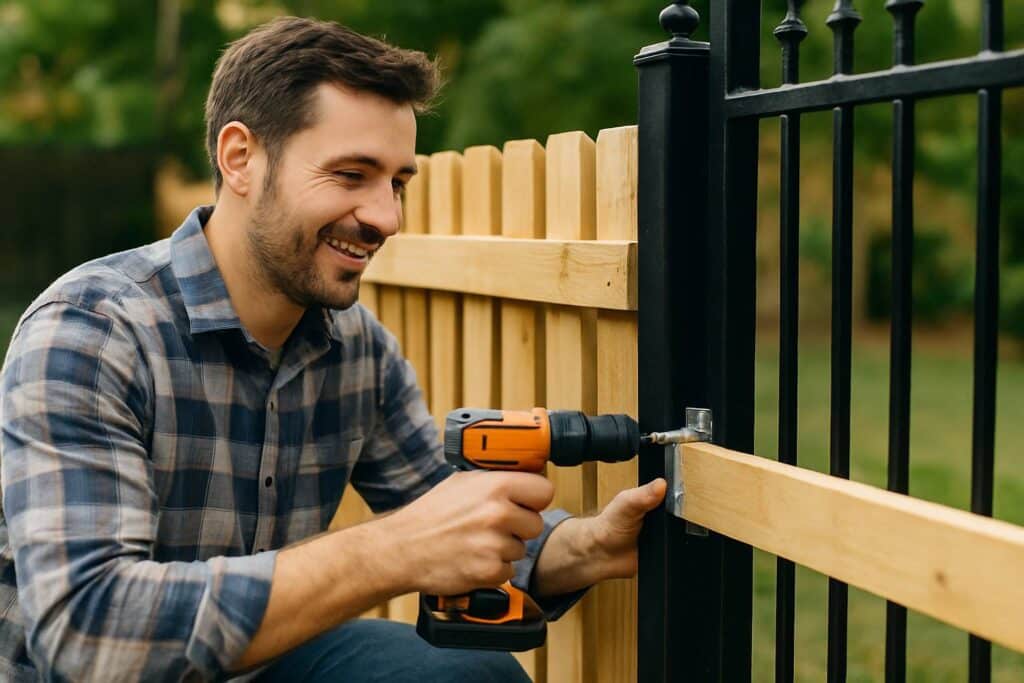 Comment raccorder une clôture à un portail existant ?