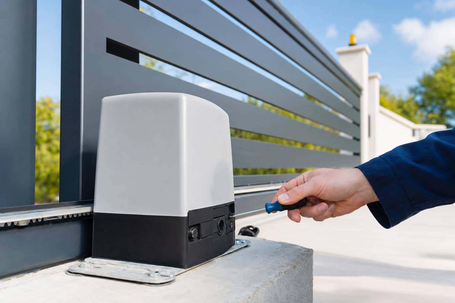 Comment régler la force d’une motorisation de portail ?
