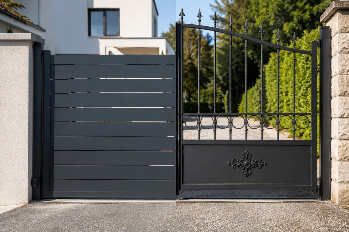 Portail aluminium ou acier