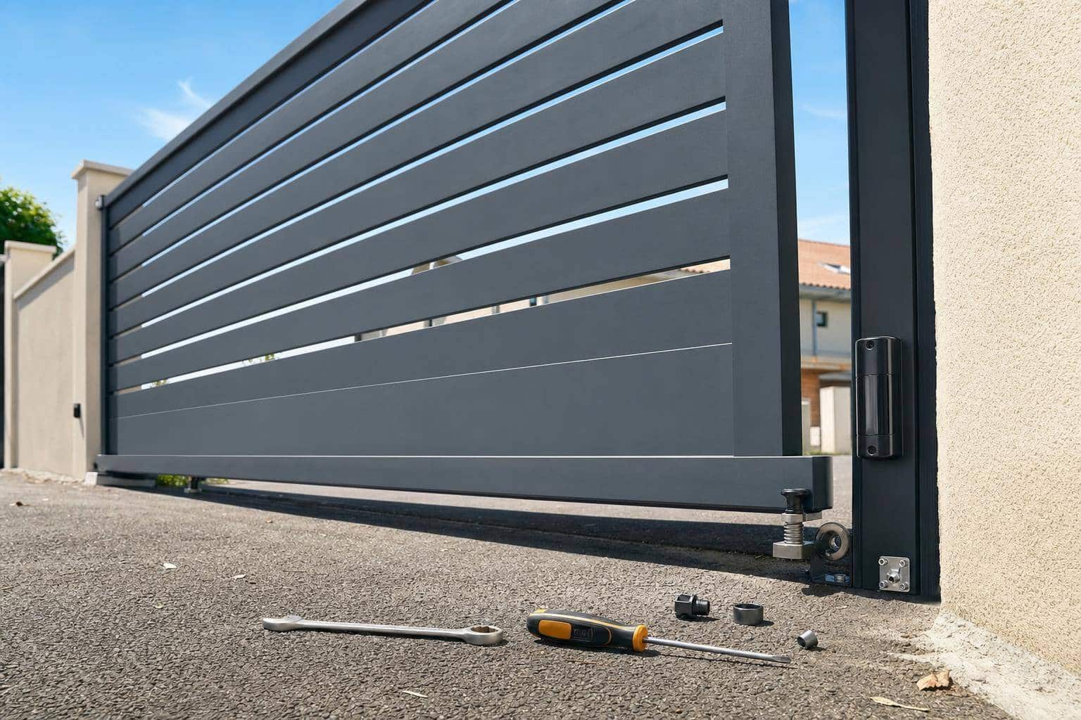 Comment réparer un portail qui frotte au sol ?