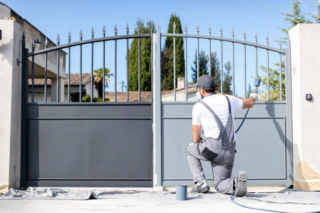 Comment repeindre un portail en métal ?