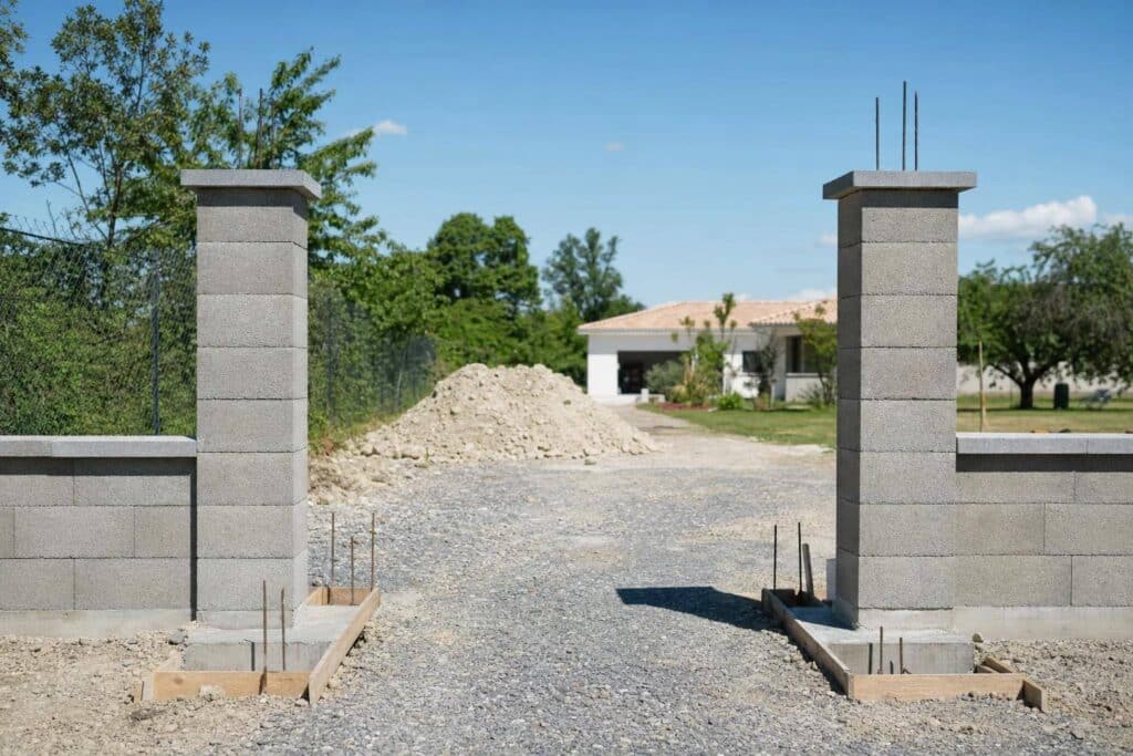 Comment préparer la maçonnerie pour un portail ?