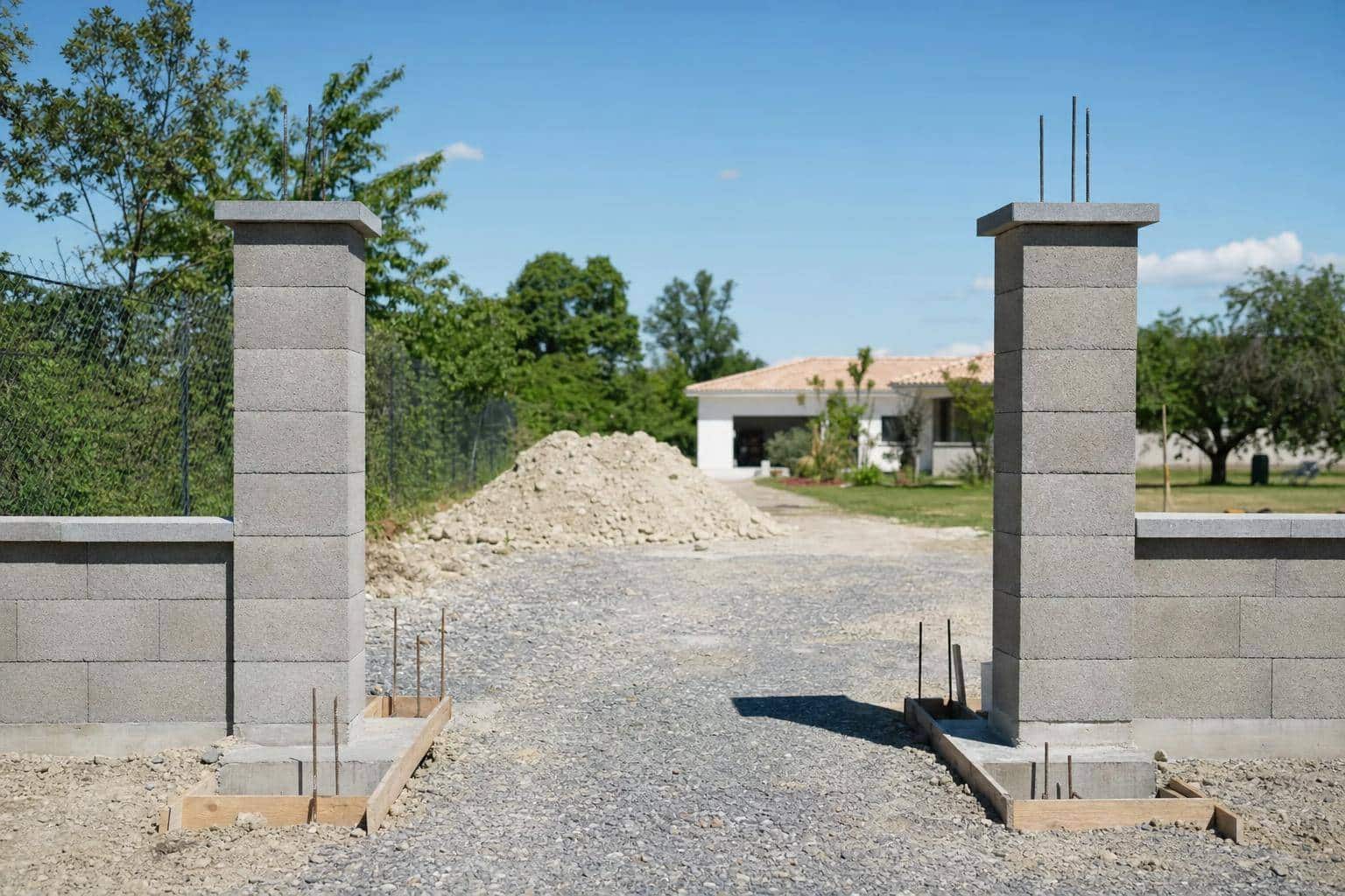 Comment préparer la maçonnerie pour un portail ?